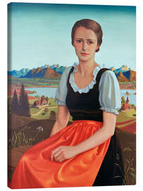 Leinwandbild Mädchenbildnis