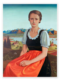 Poster Mädchenbildnis