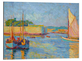 Alubild Hafen von Concarneau - Jozef Pankiewicz, 1908