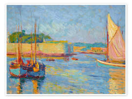 Wandbild Hafen von Concarneau - Jozef Pankiewicz, 1908
