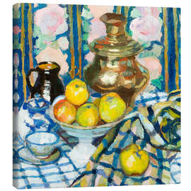 Leinwandbild Stillleben mit Samovar - Stanislaus Kamocki, 1929