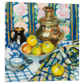 Hartschaumbild Stillleben mit Samovar - Stanislaus Kamocki