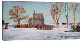 Leinwandbild Winterlandschaft - Henryk Szczyglinski