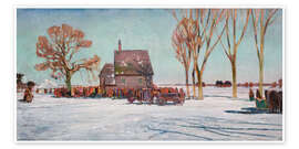 Wandbild Winterlandschaft - Henryk Szczyglinski