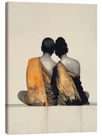 Leinwandbild Meditation der Herzen - DejaReve