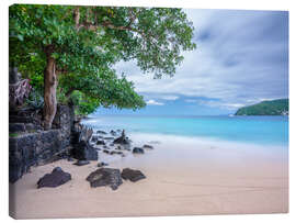 Leinwandbild Strand von St. Vincent - Assaf Frank
