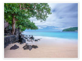 Wandbild Strand von St. Vincent - Assaf Frank