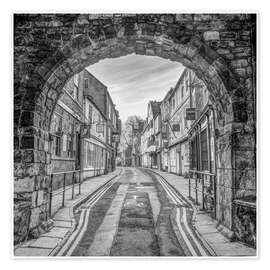Poster Charmanter Steintorbogen - Assaf Frank