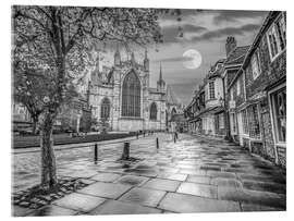 Acrylglasbild Straße durch die Yorker Kathedrale - Assaf Frank