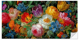 Wandsticker Strahlende Blütenparade - Assaf Frank