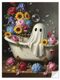 Wandsticker Ein badender Geist - Nikita Abakumov