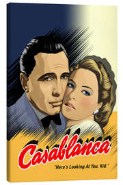 Leinwandbild Casablanca - Here's looking at you, kid. - Jorge Packer