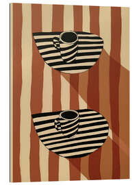 Gallery Print Gespräche in Streifen