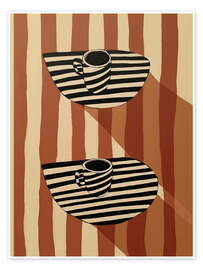 Poster Gespräche in Streifen