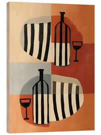 Holzbild Die Geometrie des Lebens