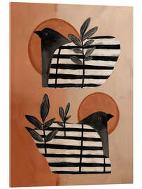 Acrylglasbild Vögel im Gleichgewicht