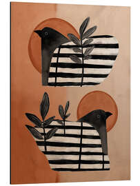 Alubild Vögel im Gleichgewicht