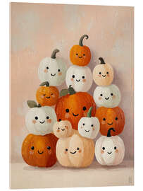 Acrylglasbild Kürbisfreude - artill