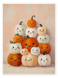 Wandbild Kürbisfreude - artill