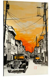 Aluminium print Tokyo fifties - Péchane