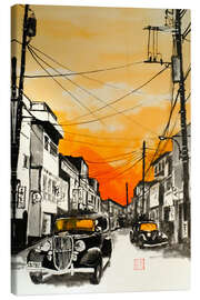 Leinwandbild Tokio fünfziger Jahre - Péchane