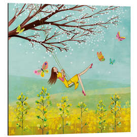 Alubild Schaukeln im Frühling - Mila Marquis