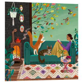 Hartschaumbild Herbstwinde