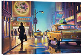 Leinwandbild Lichter von New York