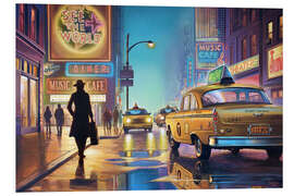 Hartschaumbild Lichter von New York