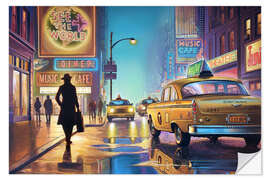 Wandsticker Lichter von New York