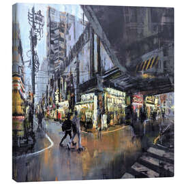 Leinwandbild Tokyo, wo Tradition und Moderne aufeinander treffen - Eduard Warkentin