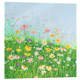 Acrylglasbild Cottage Yard - Herb Dickinson