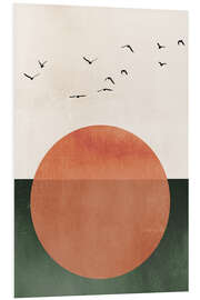 Hartschaumbild Rising