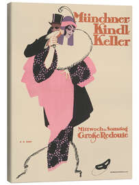 Leinwandbild Münchner Kindl Keller - Vintage Advertising Collection