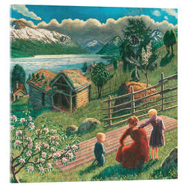 Acrylic print Sandal beach - Nikolai Astrup