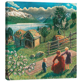 Leinwandbild Sandalstrand - Nikolai Astrup