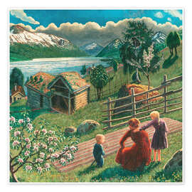 Poster Sandalstrand - Nikolai Astrup