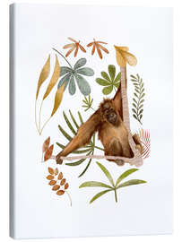 Leinwandbild Orang-Utan im Dschungel - Urchin Bay