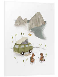 Hartschaumbild Nordwestpazifische Küste - Urchin Bay