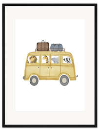 Gerahmter Kunstdruck Safari-Van-Leben - Urchin Bay