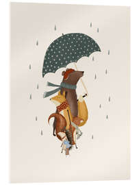 Acrylglasbild Verspielte Tierfreunde - Urchin Bay