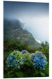 Acrylglasbild Die Nordküste von Madeira