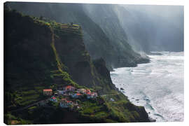 Leinwandbild Klippen von Madeira - Martin Podt