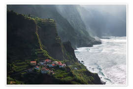 Poster Klippen von Madeira - Martin Podt