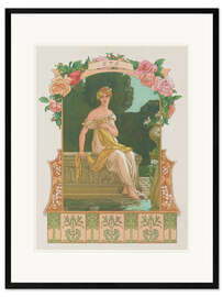 Gerahmter Kunstdruck Sommer