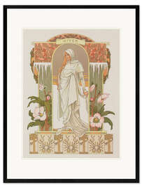 Gerahmter Kunstdruck Winter