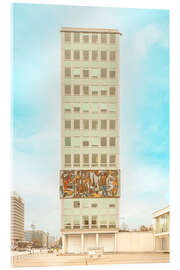 Acrylglasbild Haus des Lehrers auf dem Alexanderplatz, Seite - Michael Schulz Dostal