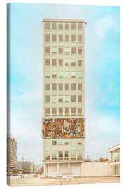 Leinwandbild Haus des Lehrers auf dem Alexanderplatz, Seite - Michael Schulz Dostal