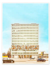 Poster Haus des Lehrers auf dem Alexanderplatz, Berlin - Michael Schulz Dostal