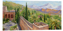 Acrylglasbild Alhambra von Granada - Paul Simmons